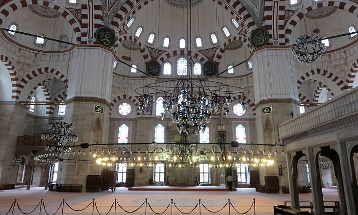 Interior View Image Of The Sehzade Mosque