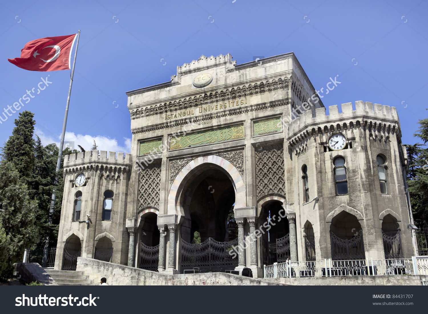 Istanbul University At The Beyazit Square In Istanbul, Turkey