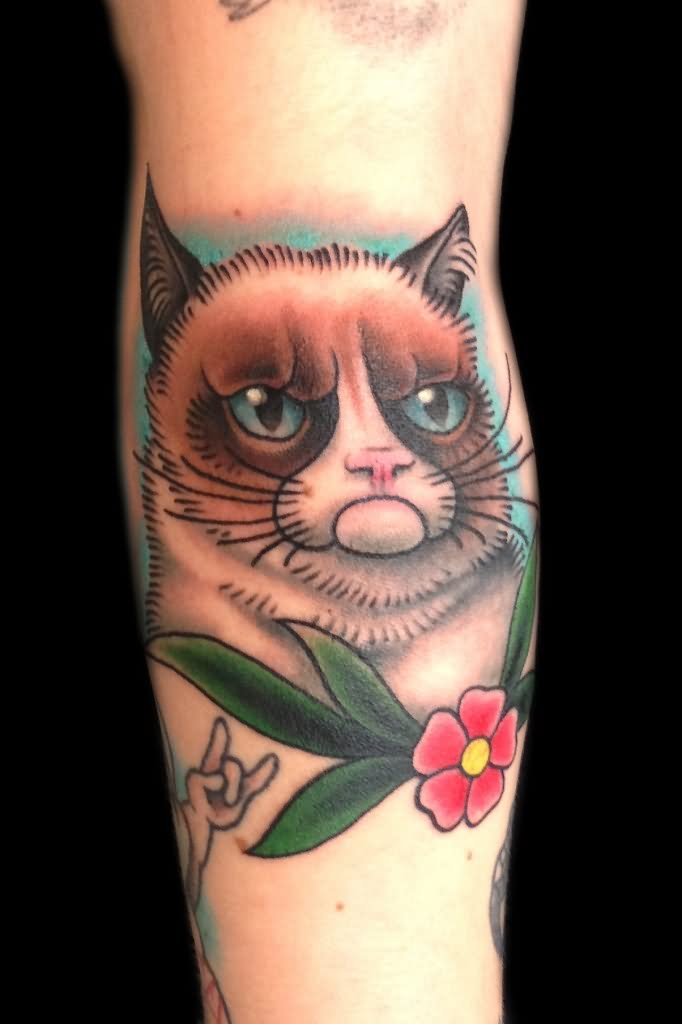 Megon Grumpy Cat Tattoo