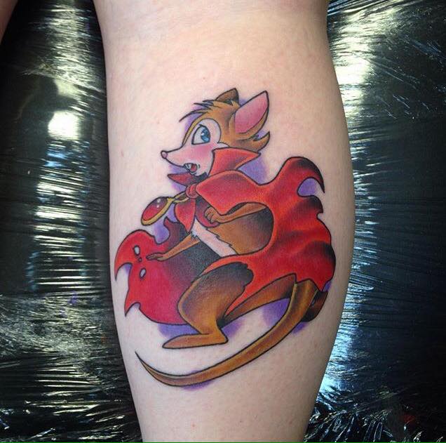 Mr. Brisby From The Secret Of NIMH Movie Tattoo by Holly