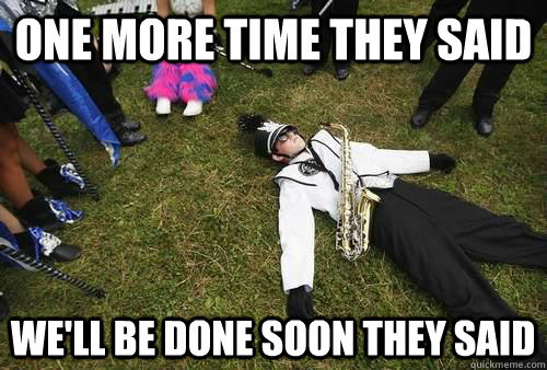 One More Time They Said We Will Be Done Soon They Said Funny Passed Out Meme Image
