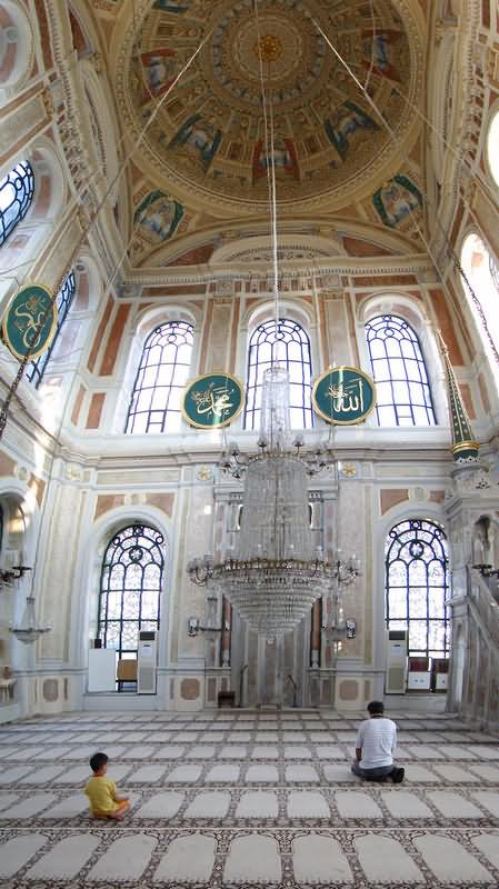 Ortakoy Mosque Hall Inside Picture