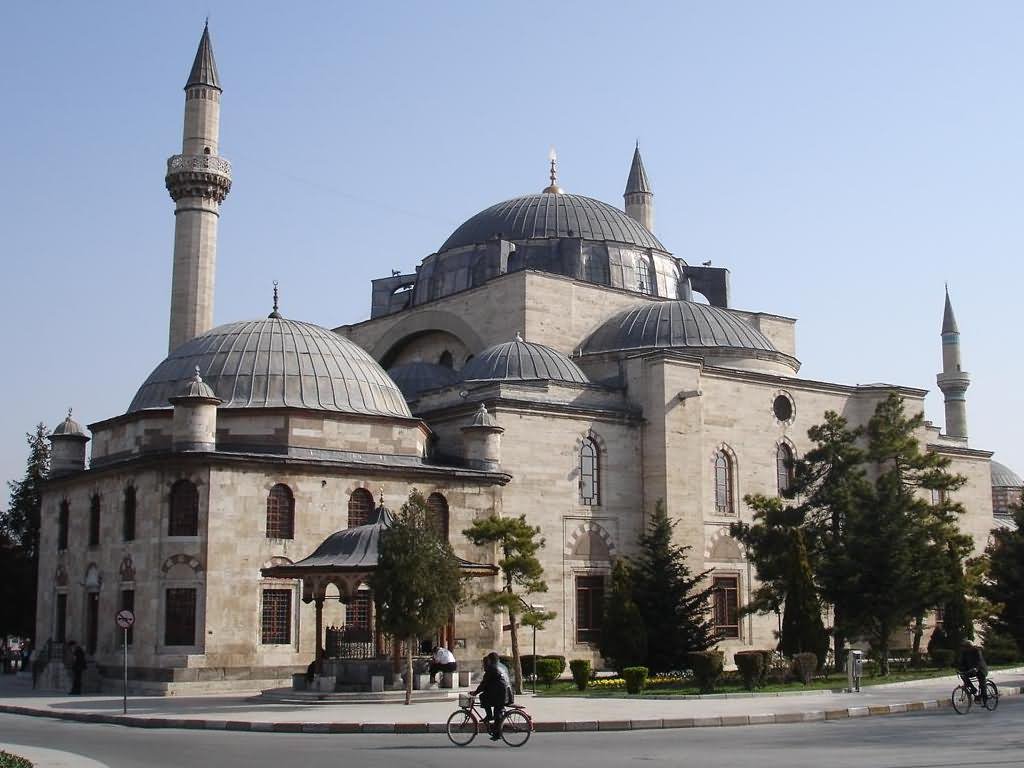 Outside View Picture Of The Sehzade Mosque In Istanbul