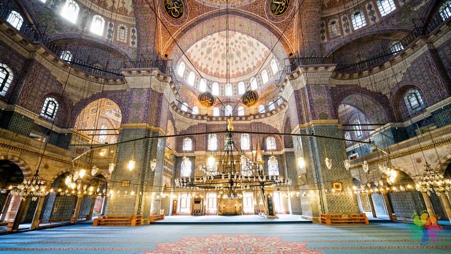 Prayer Hall Of The Yeni Cami Inside Picture