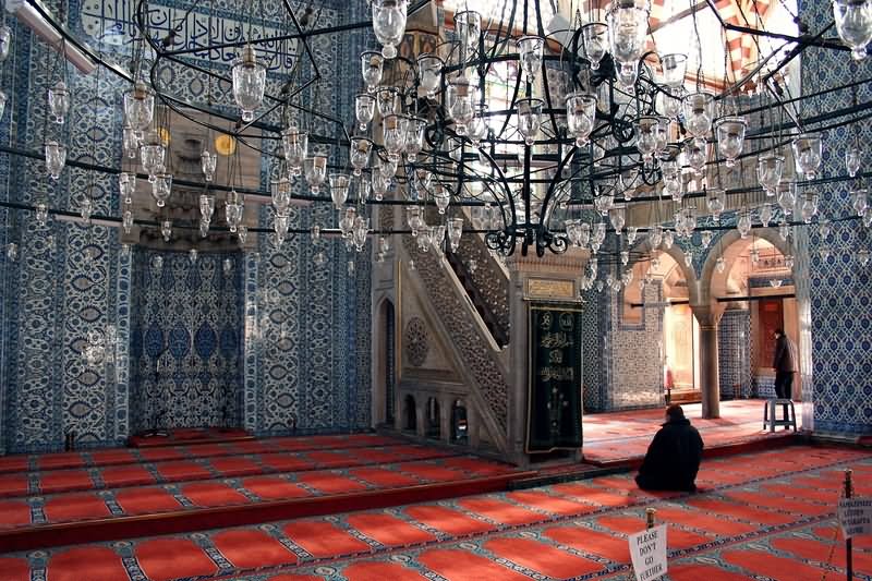 Rustem Pasha Mosque Interior View