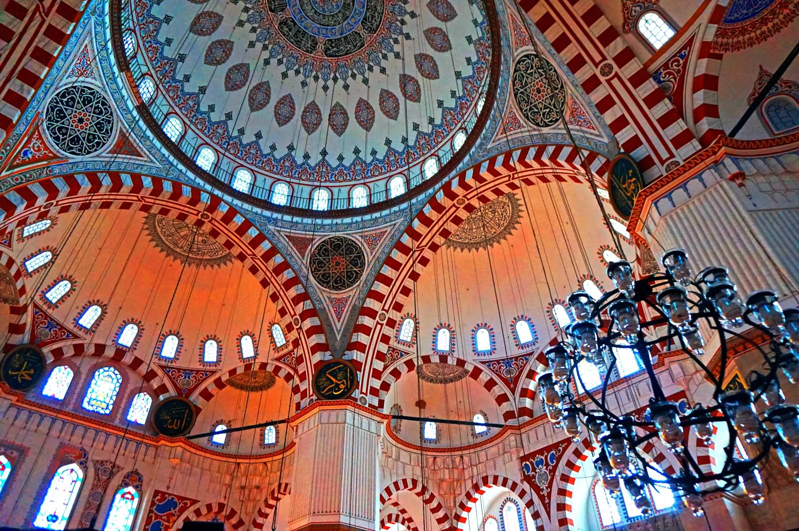 Sehzade Mosque Interior View Photo