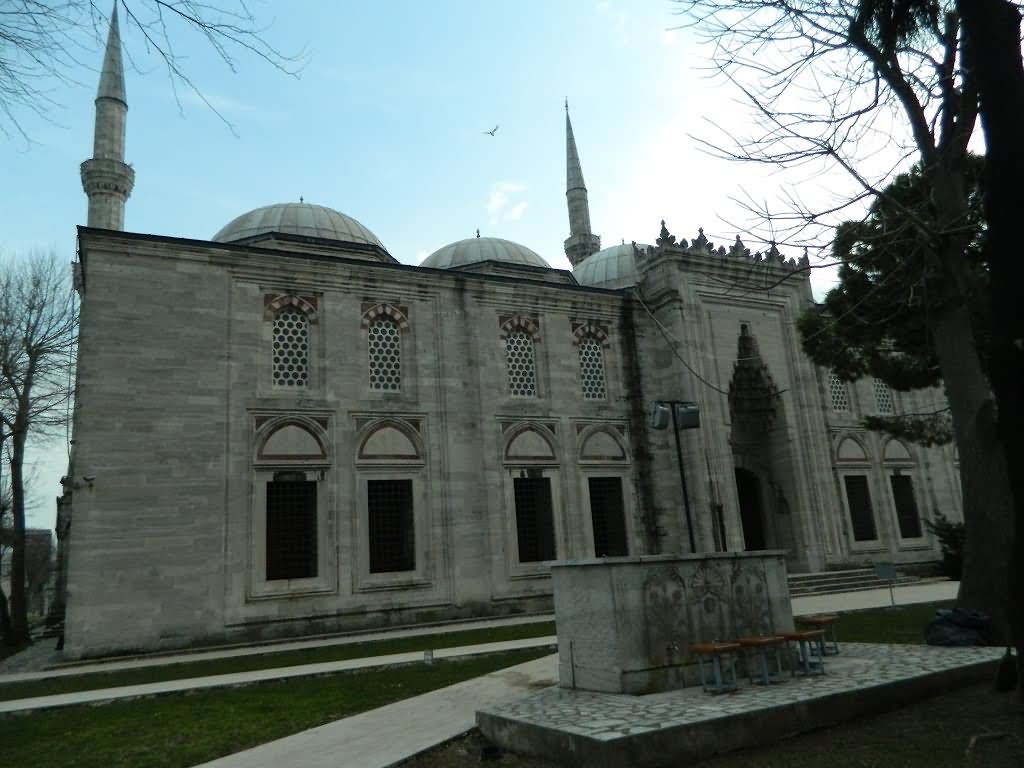 Sehzade Mosque Main Entrance Side View