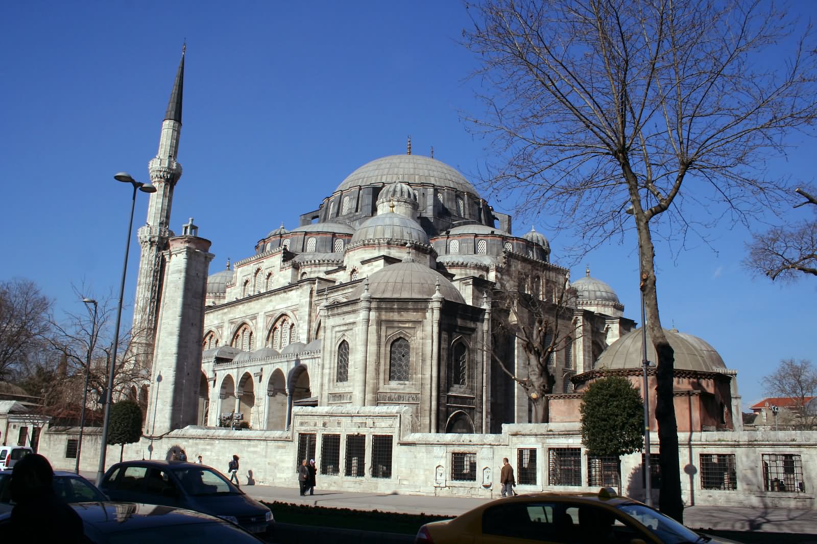 Side View Of The Sehzade Mosque In Istanbul