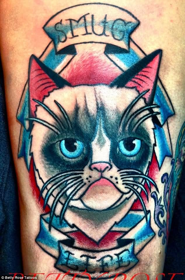 Smug Life Grumpy Cat Tattoo