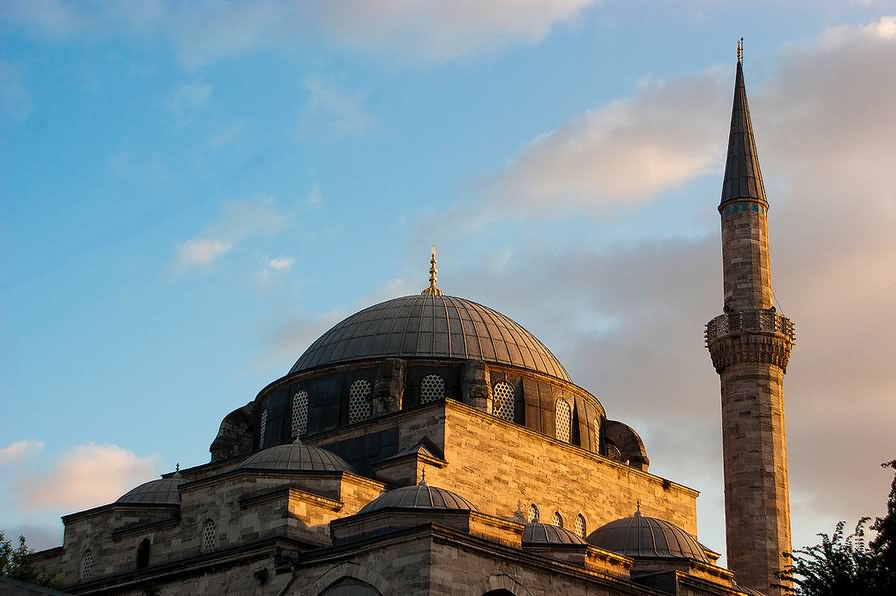 Sunset View Of The Rustem Pasha Mosque, Istanbul