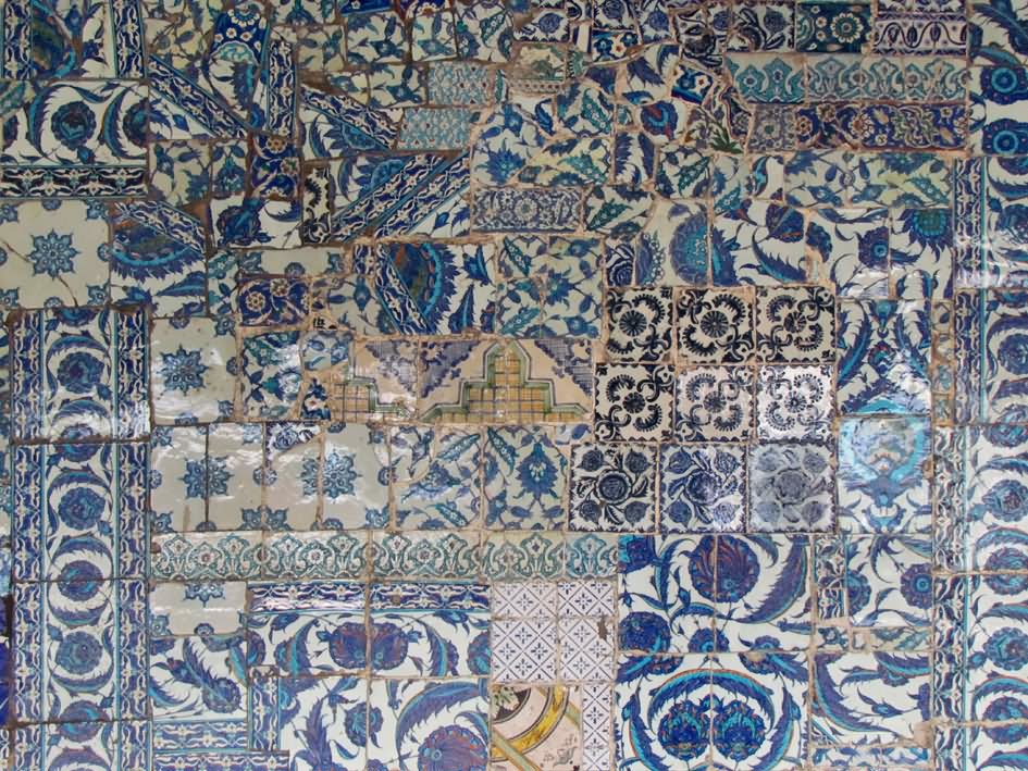 The Amazing Mix Of Collected Tiles At The Rustem Pasha Mosque