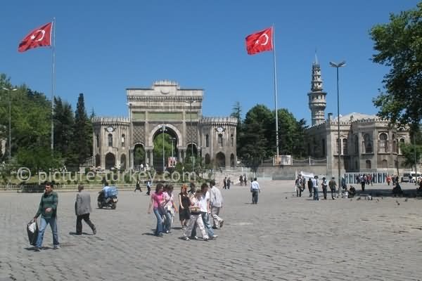 The Beyazit Square In Istanbul, Turkey