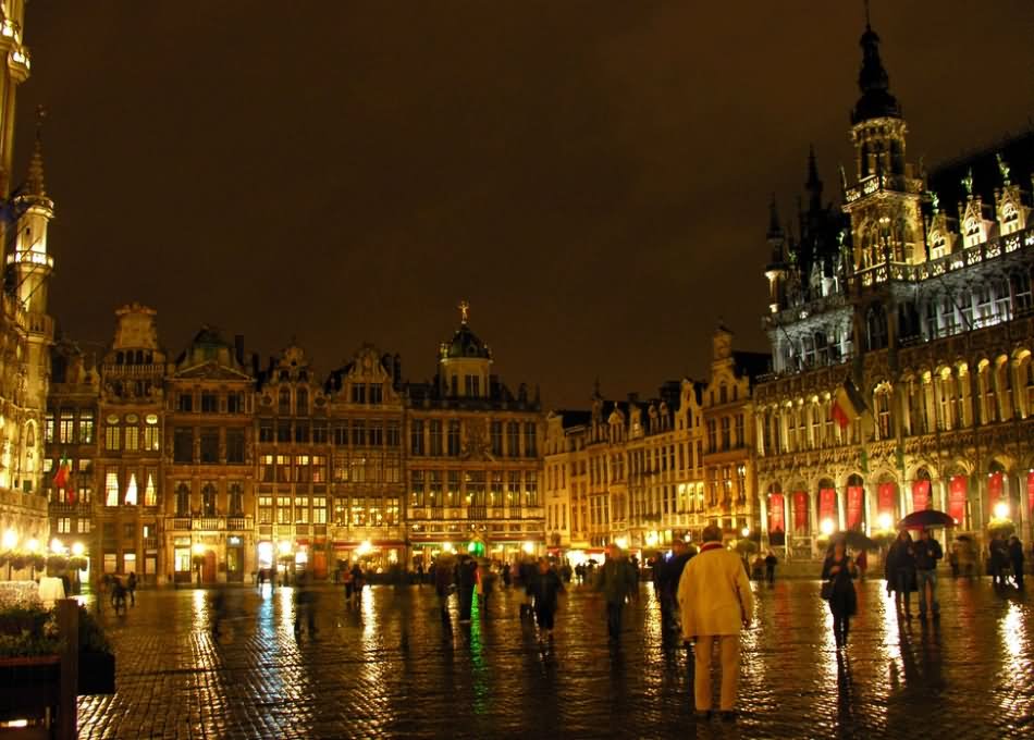The Grand Place  At Night