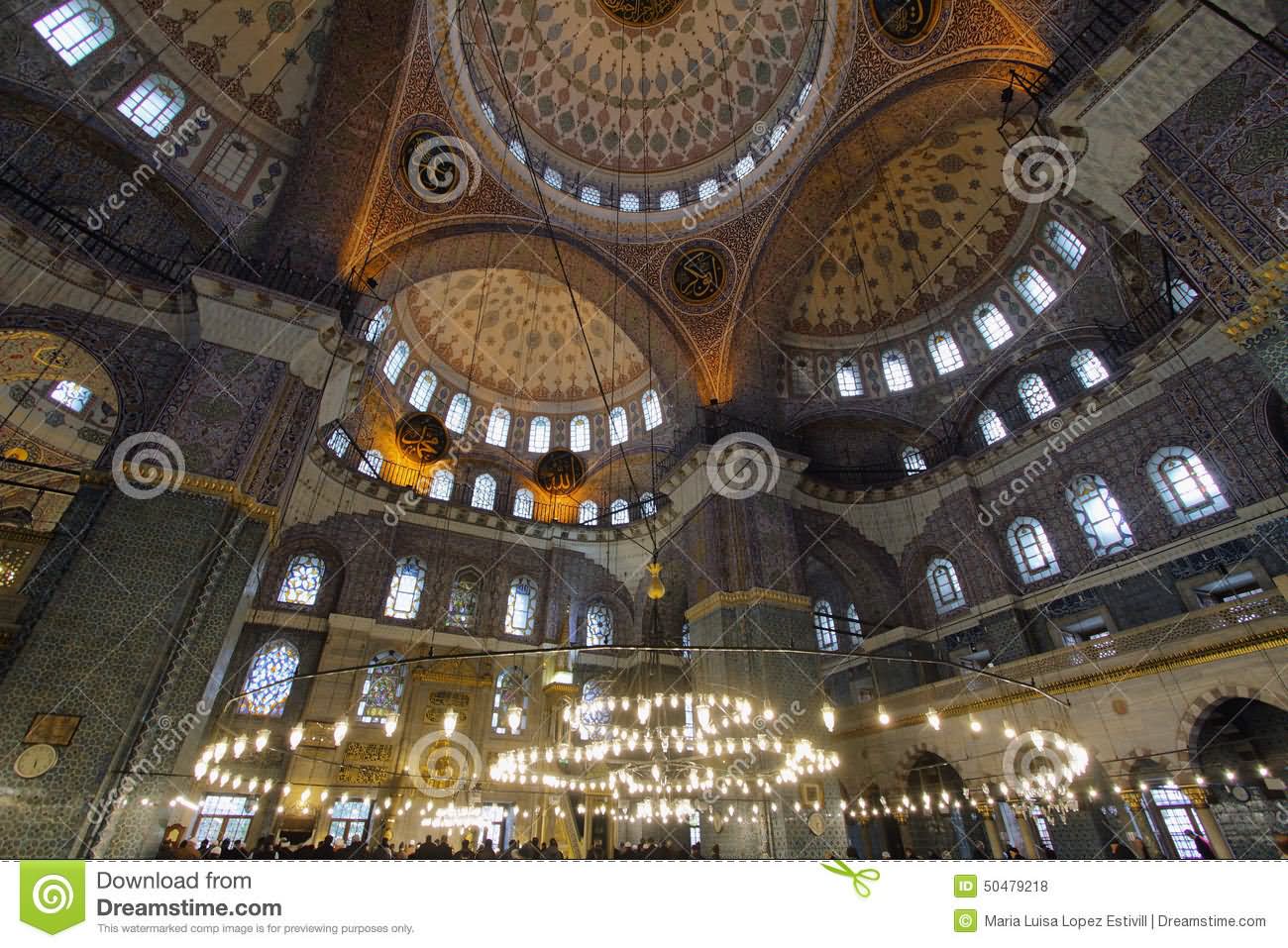 The New Mosque Yeni Cami In Istanbul