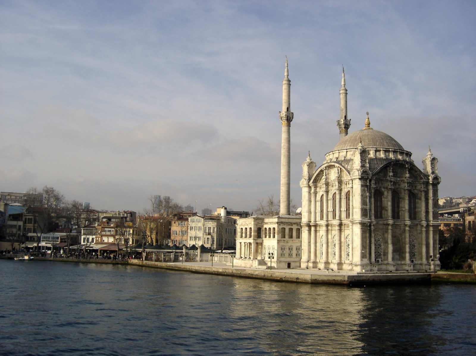The Ortakoy Mosque On The Bank of Bosphorus River