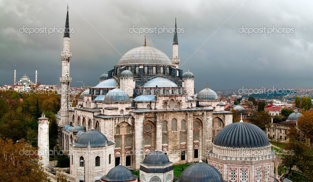 The Sehzade Mosque In Istanbul Exterior View