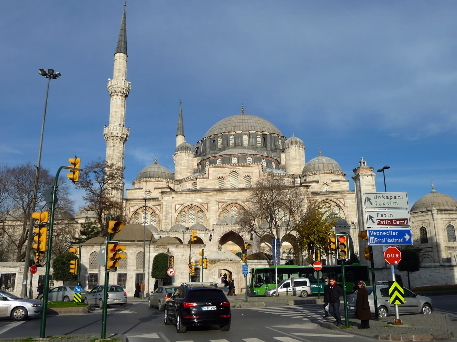 The Sehzade Mosque View From The Street