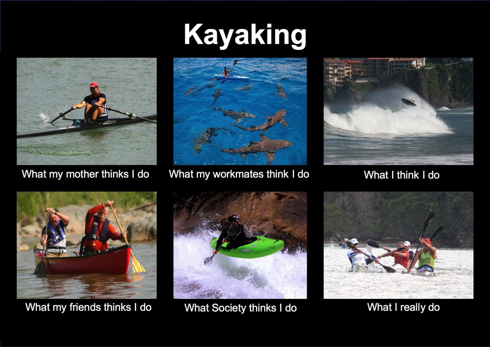 Very Funny Canoeing Meme Picture For Facebook