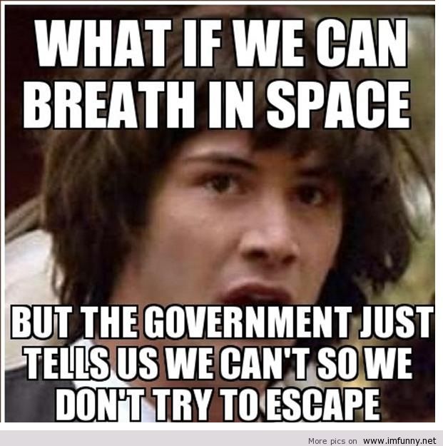What If We Can Breath In Space Funny Cool Meme Image