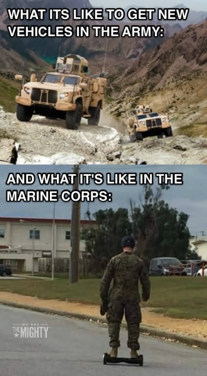 What Its Like To Get New Vehicles In The Army Funny Meme Picture