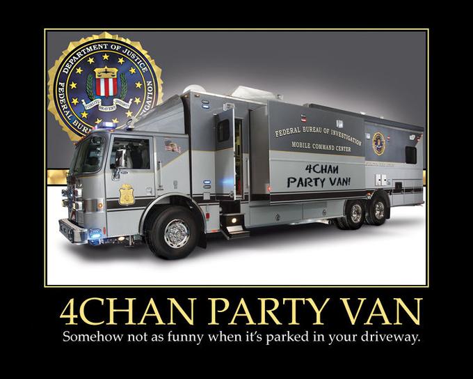 4Chan Party Van Funny Meme Picture