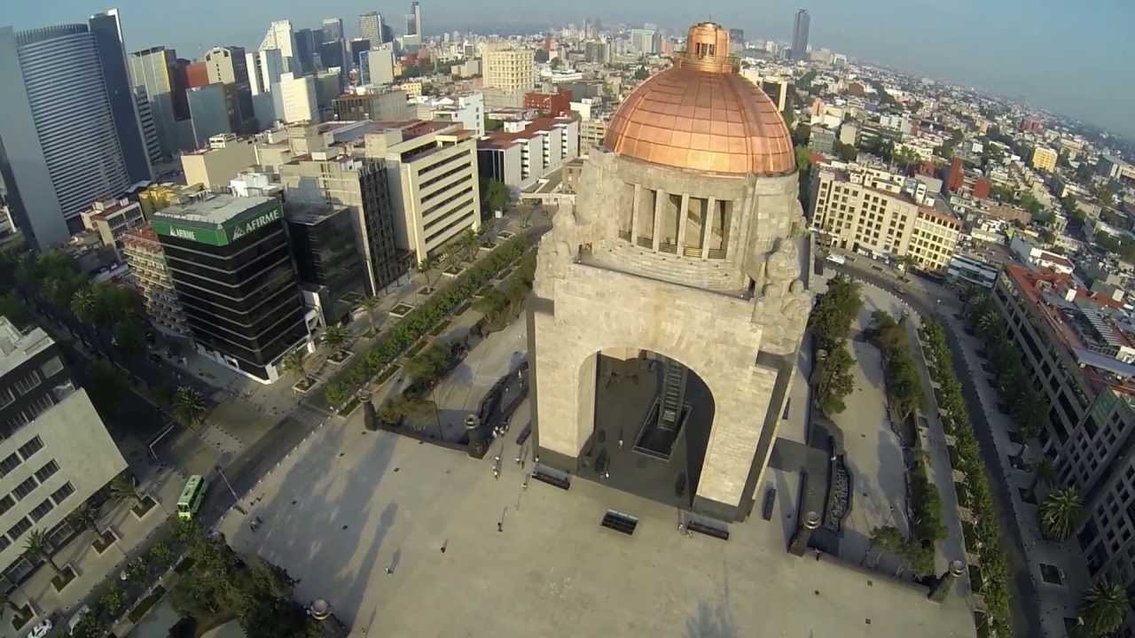 Aerial View Of The Monumento a la Revolucion
