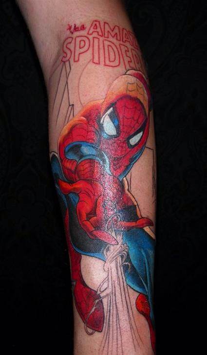 25+ Spiderman Sleeve Tattoos.