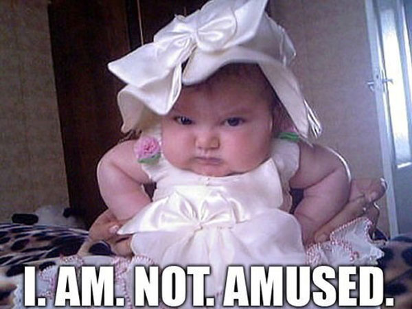 Angry Baby Girl Funny Meme Photo