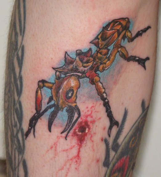 Ant Bite Tattoo by Anthony Lawton