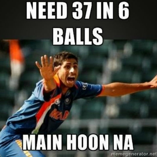 Ashish Nehra Funny Cricket Meme Picture