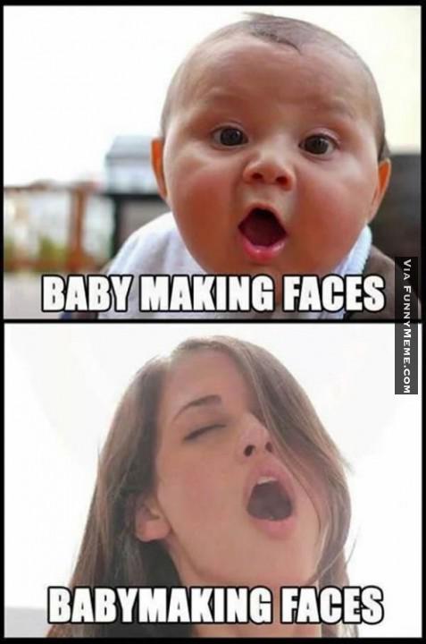 Baby Making Faces Funny Baby Face Meme Image