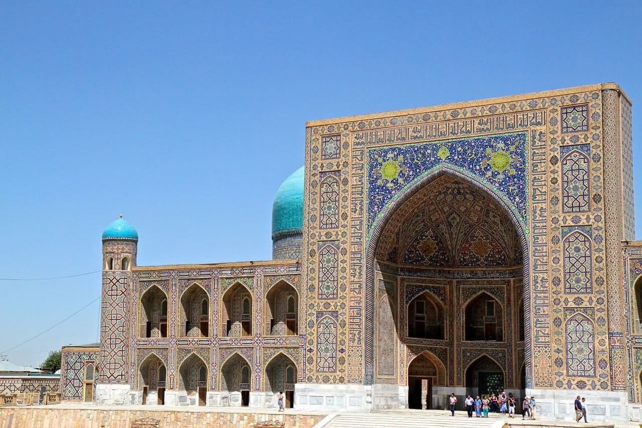 Beautiful Entrance Gate Of The Bibi Khanym Mosque