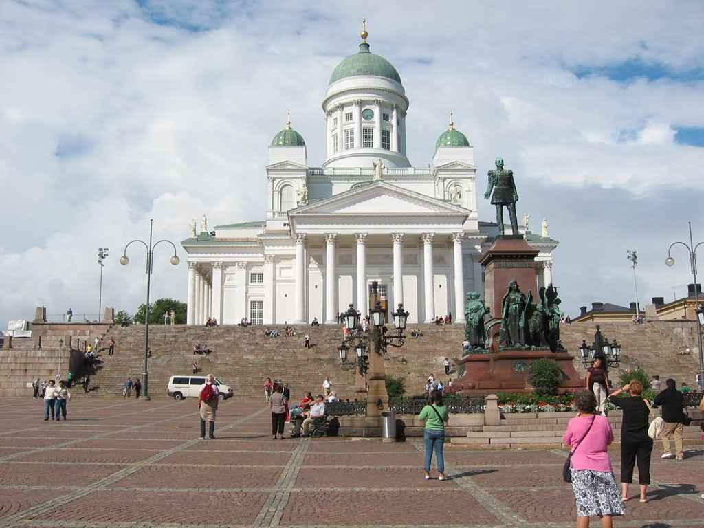 Beautiful Helsinki Cathedral In Finland