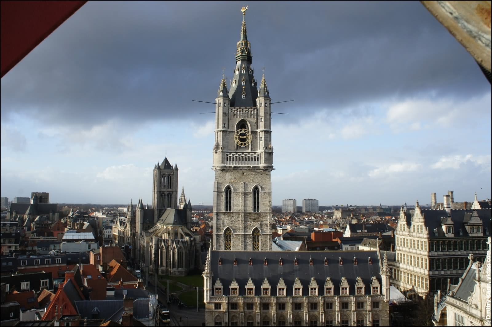 Beautiful Image of The Belfry of Ghent In Belgium