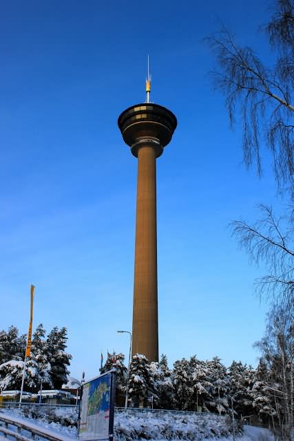Beautiful Picture Of The Nasinneula Tower During Winter