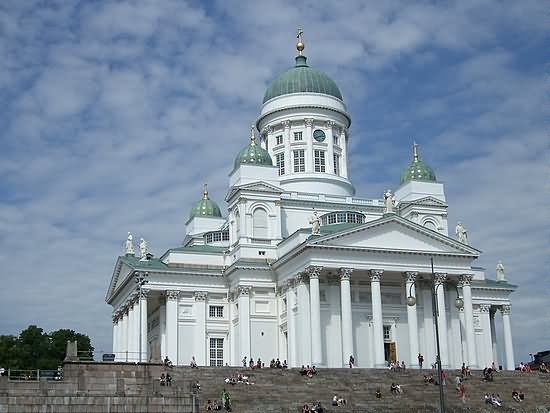 Beautiful View Of The Helsinki Cathedral Picture