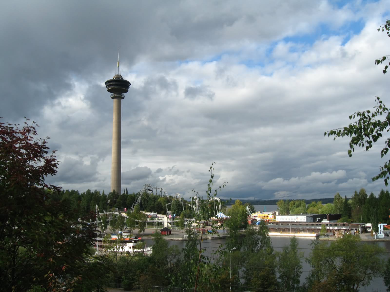 Beautiful View Of The Nasinneula Tower In Finland