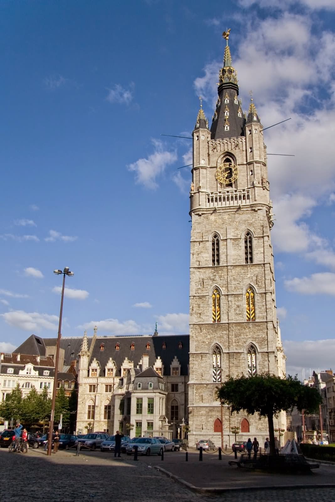 Belfort Tower Of Ghent In Belgium