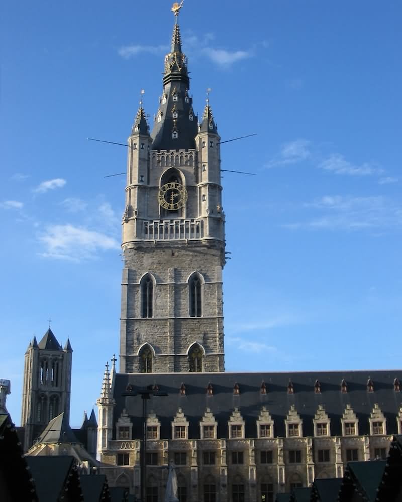 Belfry Tower Of Ghent In Belgium
