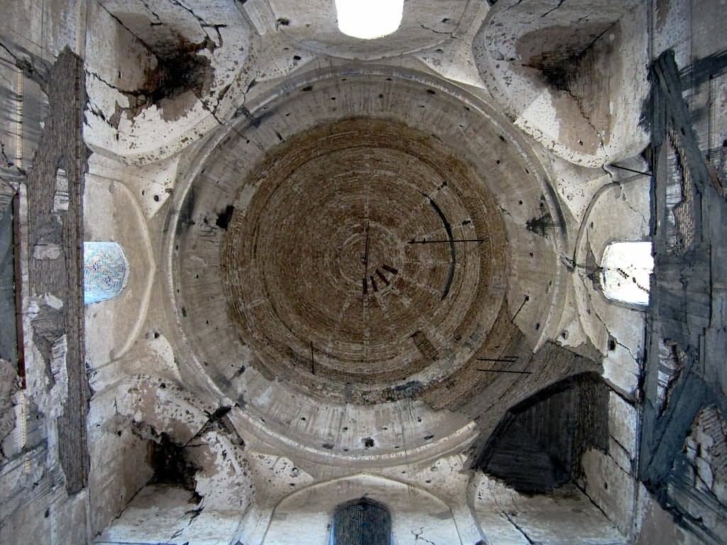 Bibi Khanym Mosque Ceiling Inside Picture