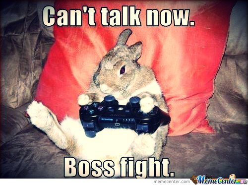 Can’t Talk Now Boss Fight Funny Fight Meme Image