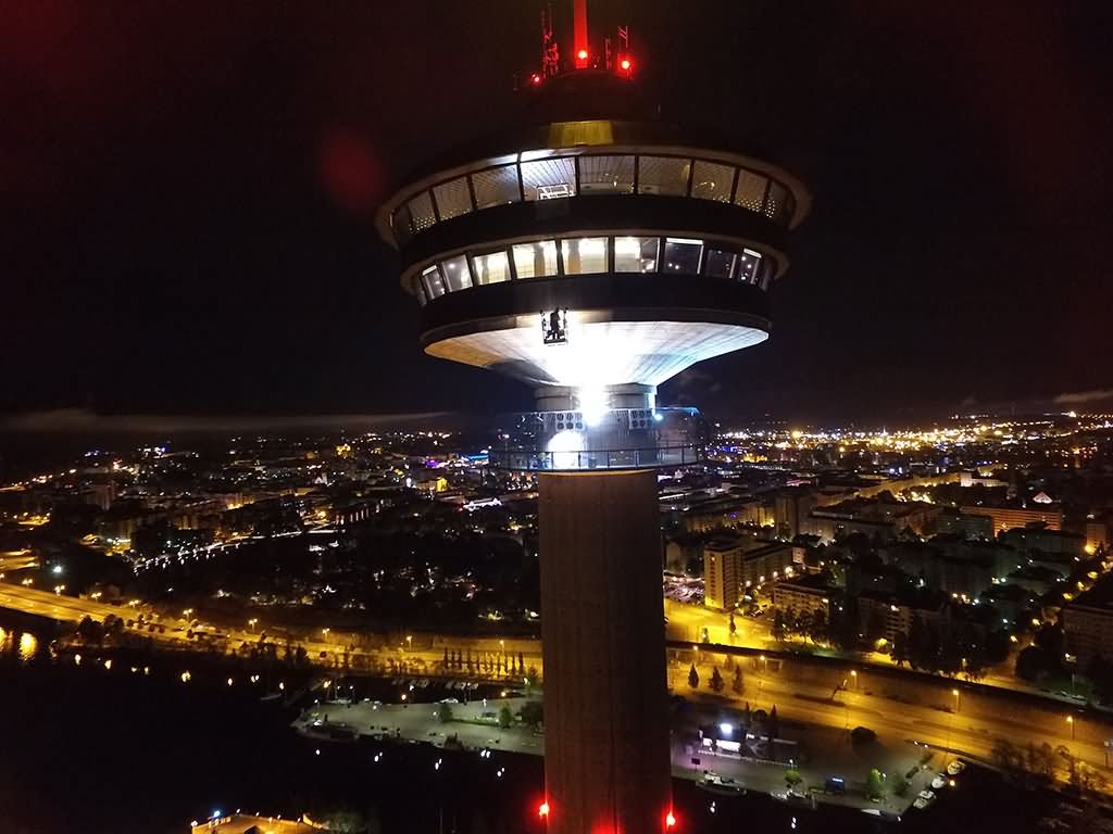 22 Adorable Night View Images Of The Nasinneula Tower, Finland