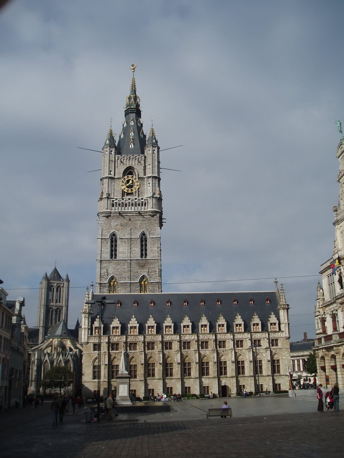 Cloth Hall And Belfry of Ghent In Belgium