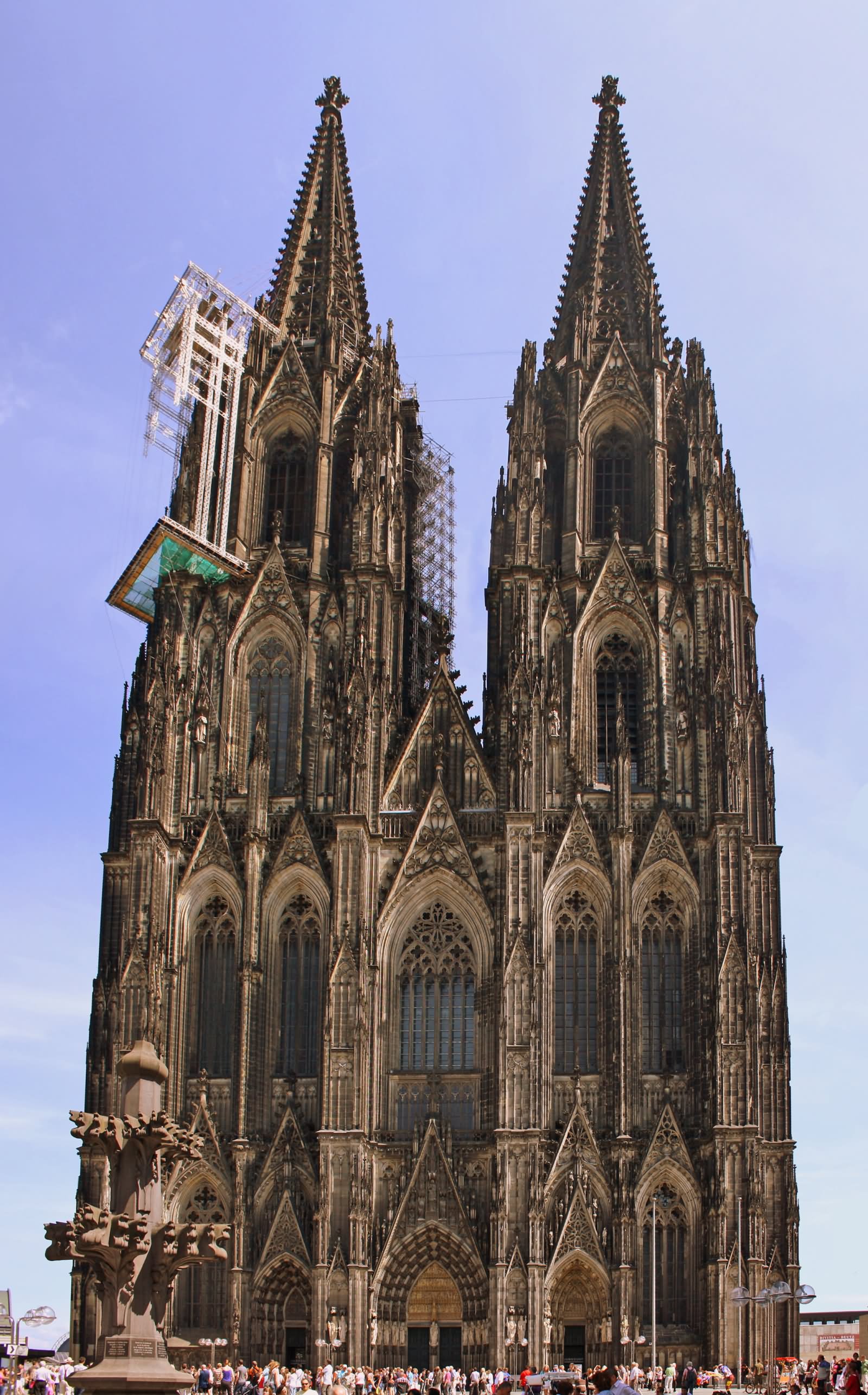 Cologne Cathedral In Cologne Germany Front Picture