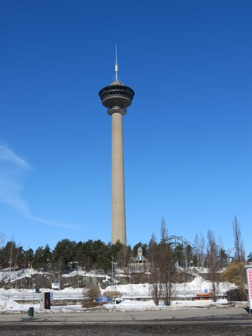 Day Time View Of The Nasinneula Tower In Finland