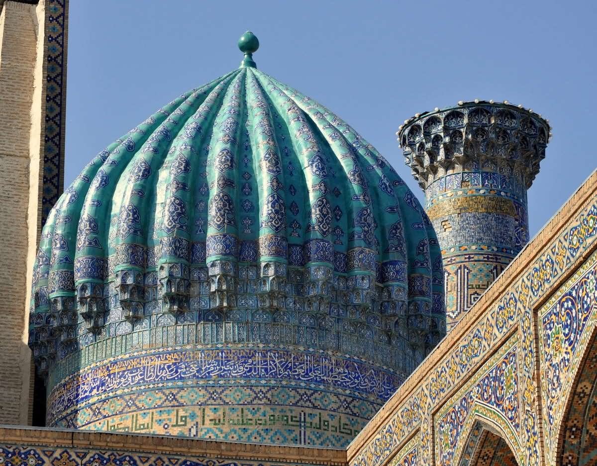 Dome Of The Bibi Khanym Mosque In Uzbekistan