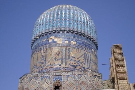 Dome Of The Bibi-Khanym Mosque In Uzbekistan