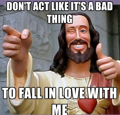Don’t Act Like It’s A Bad Thing To Fall IN Love With Me Funny Love Meme Image