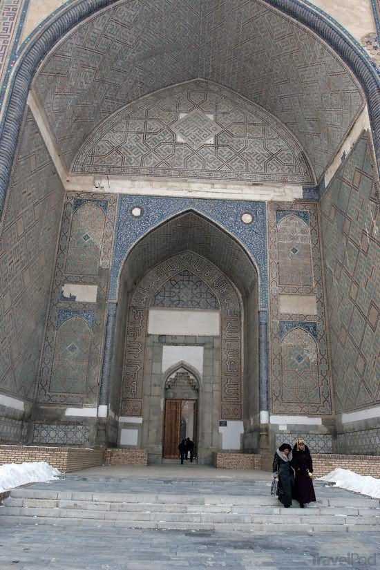Entrance Way Of The Bibi Khanym Mosque