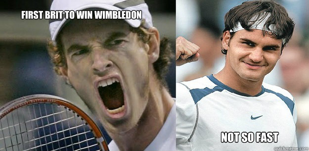 First Brit To Win Wimbledon Funny Tennis Meme Image